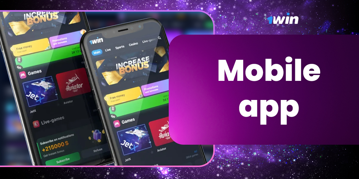 Mobile application of the 1Win online bookmaker in Nigeria