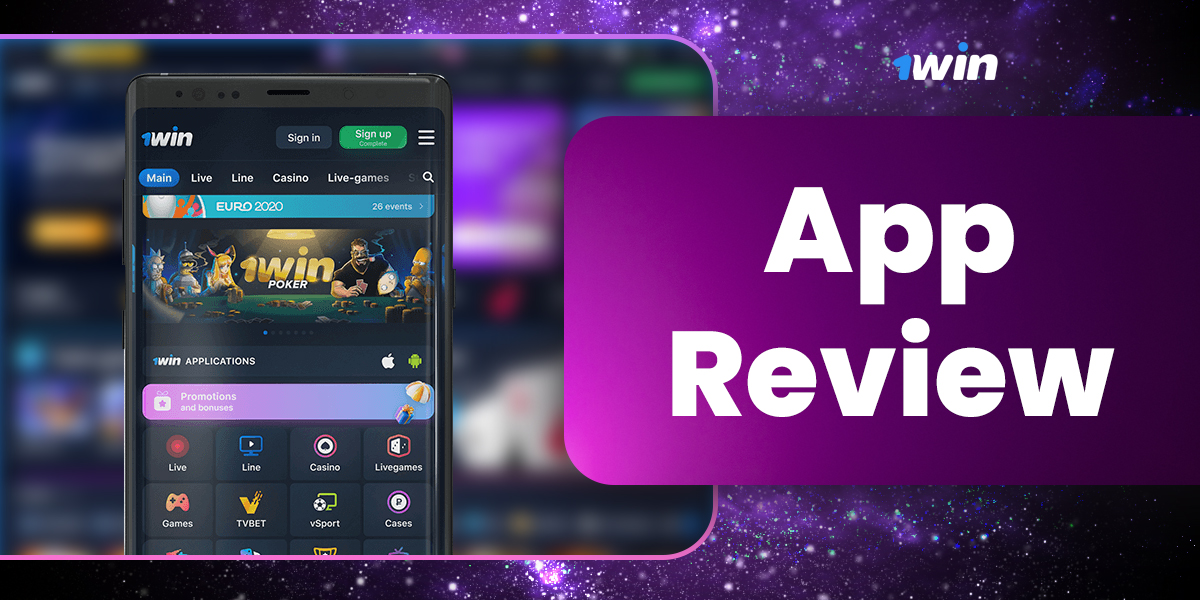 1Win sports betting mobile app review
