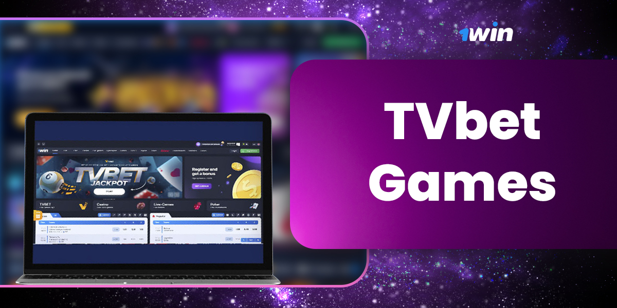 Overview of the TVbet section found on the 1Win online casino platform